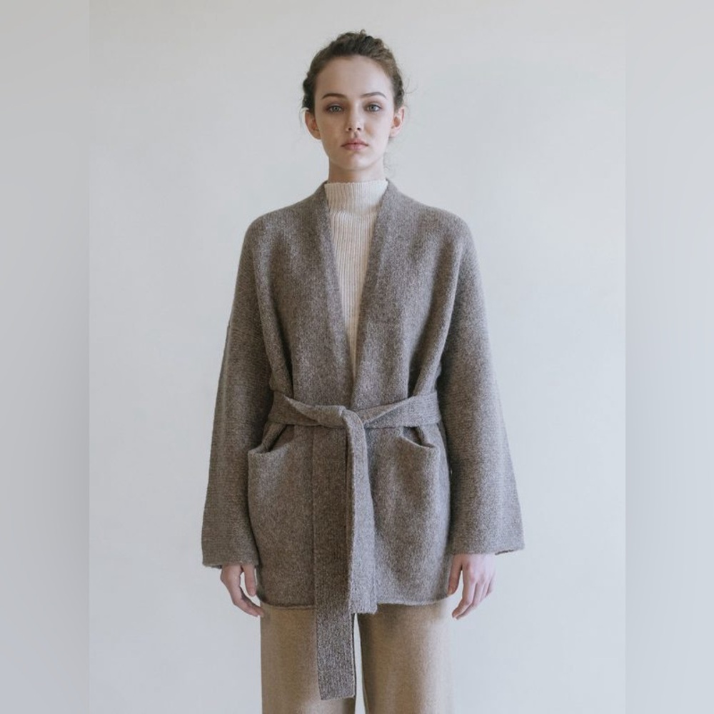 Latierra Alpaca libra belted coat. NEW!!
